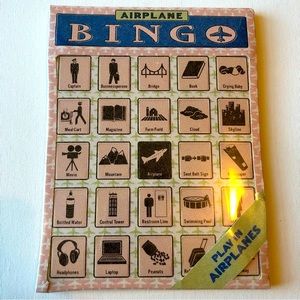 Knock Knock Travel Airplane Bingo